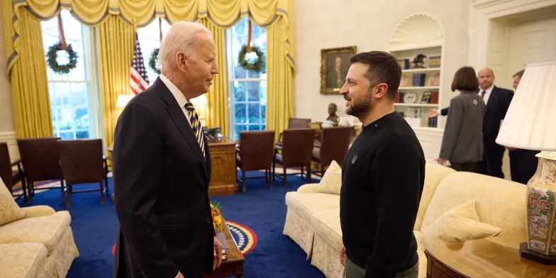 Президенти США і України.