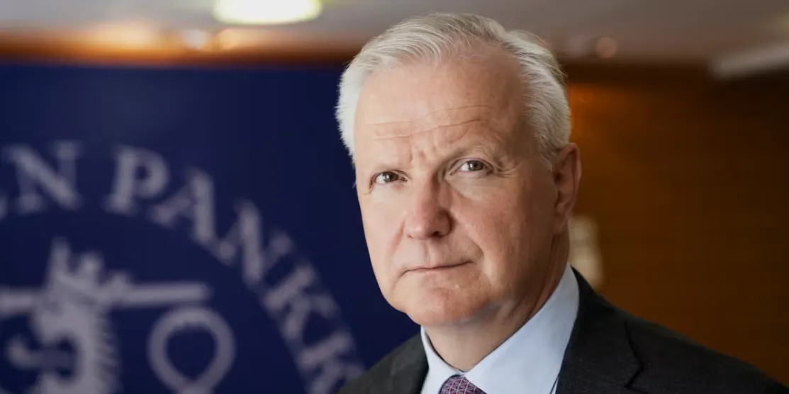 Голова Банку Фінляндії Оллі Рен.