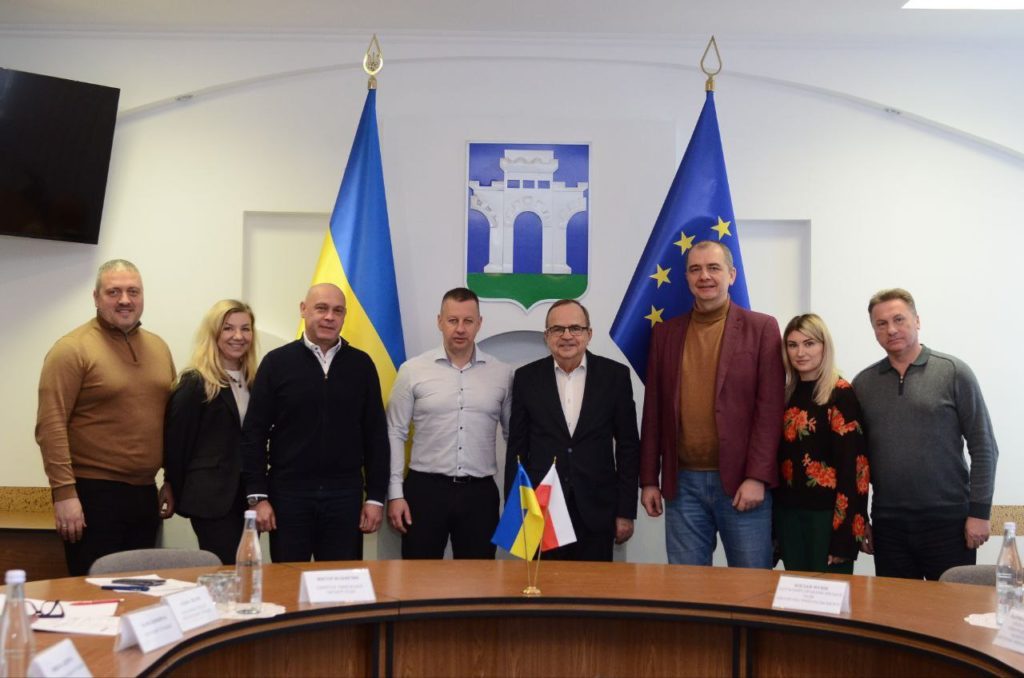 Спільна світлина з польськими гостями.