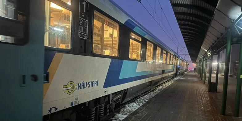 Новий потяг Чоп-Відень.