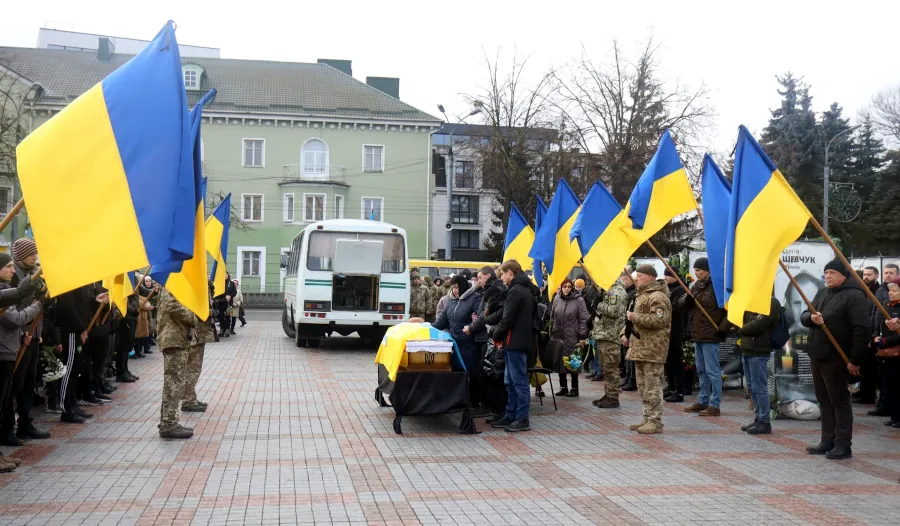 Похорон Олександра Бершака.