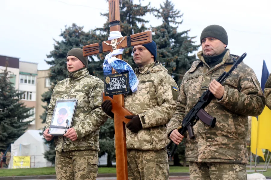 Похорон Олександра Бершака.