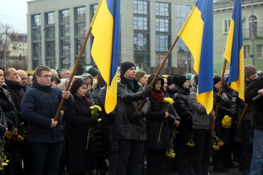 Похорон Олександра Бершака.