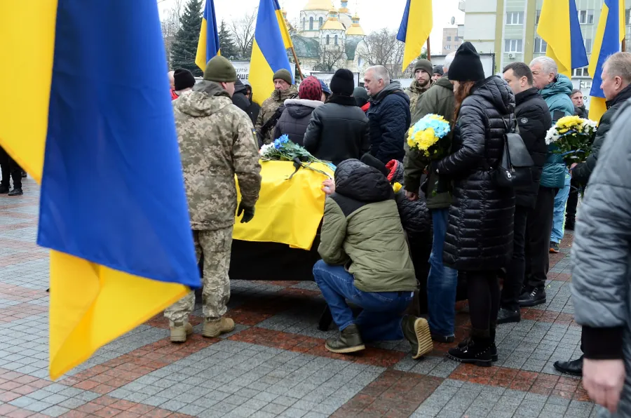 Похорон Олександра Жевняка.