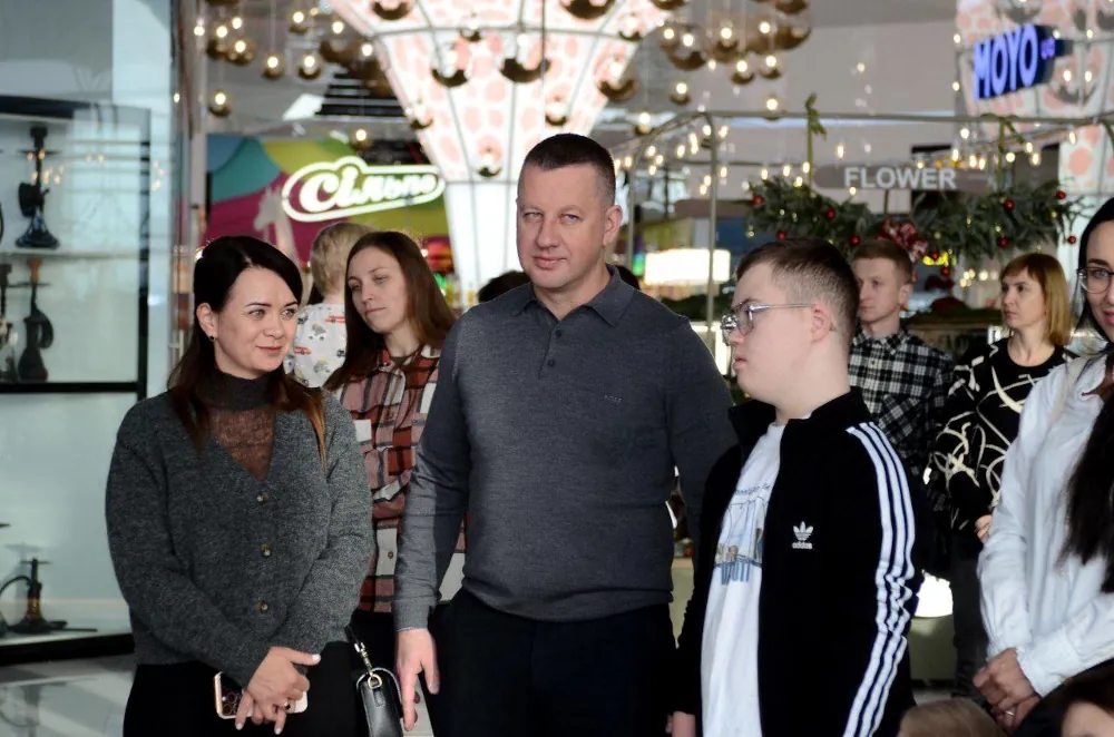 На святі для дітей з особливими потребами.