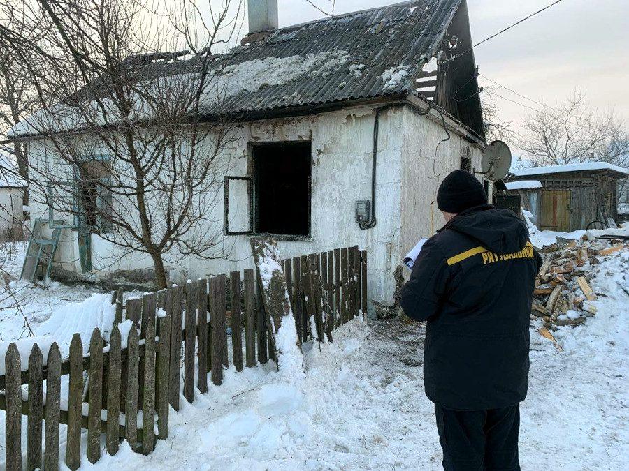 На місці пожежі
