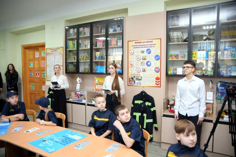 На відкритті класу безпеки.