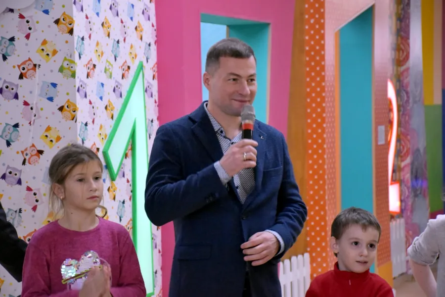 На зустрічі зі Святим Миколаєм.