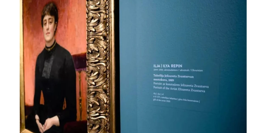Картина Іллі Рєпіна у музеї в Фінляндії.