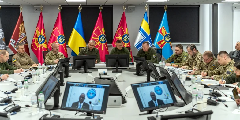 Українське військове керівництво бере участь у засіданні засіданні у форматі "Рамштайн".
