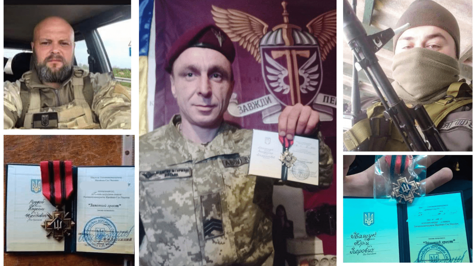 «Золотим хрестом» від Головнокомандувача ЗСУ нагороджено військовослужбовців з Рівненщини