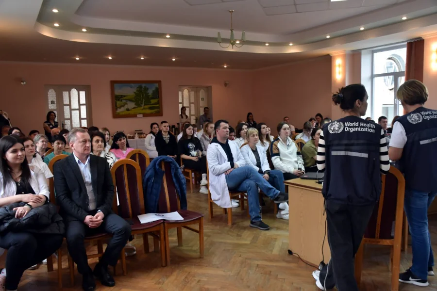 У Рівненському обласному госпіталі ветеранів війни.