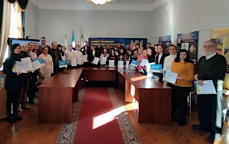 Нагородження молодої наукової еліти в Рівненській Малій академії наук.