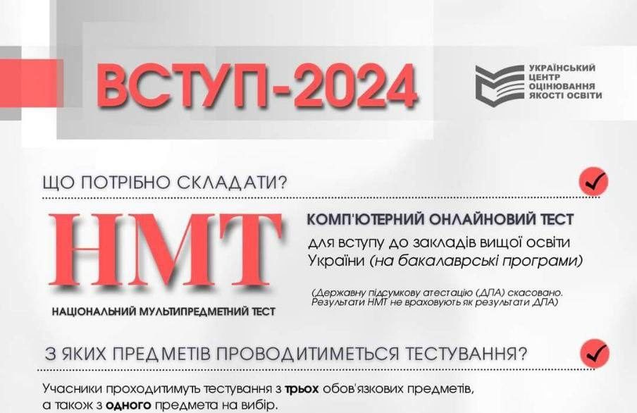 Національний мультипредметний тест на Рівненщині проходитиме у два етапи