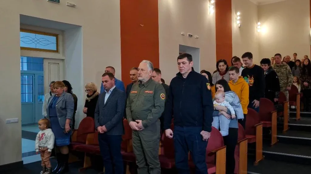 Під час вручення оберегів.