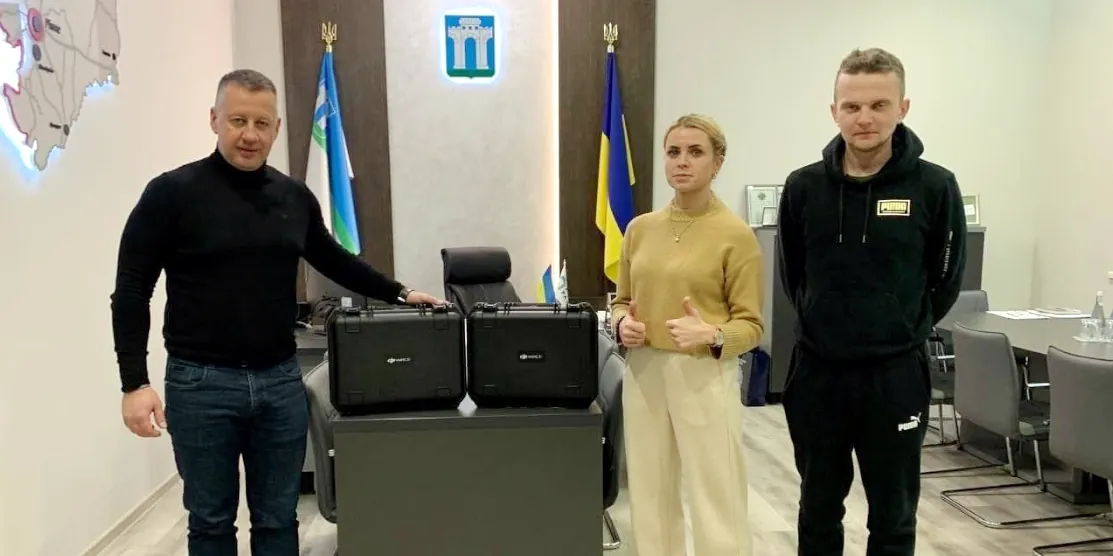 Передача дронів.
