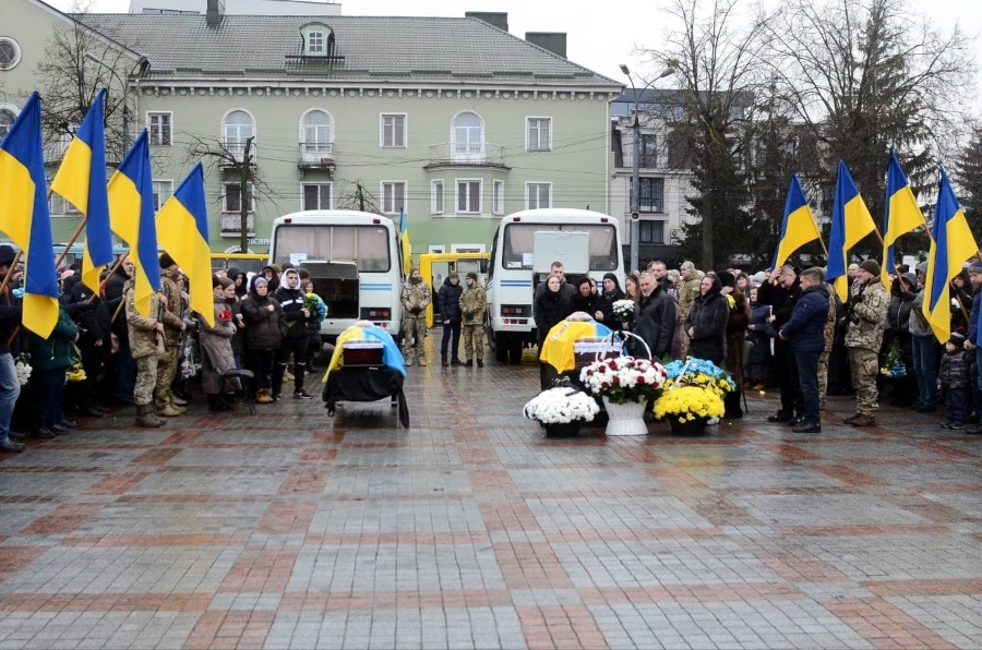 Похорон Бориса Коваля і Дмитра Єфіменка.