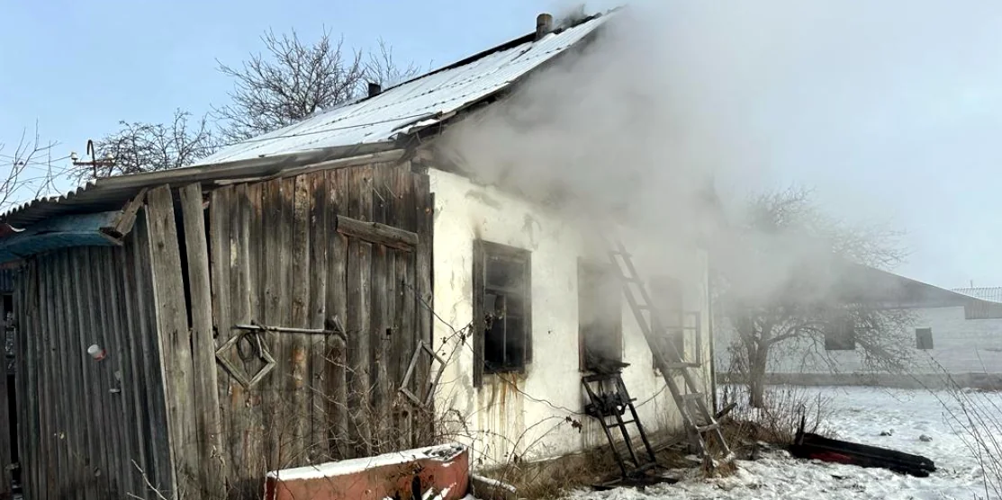 Пожежа в селі Олександрівка.