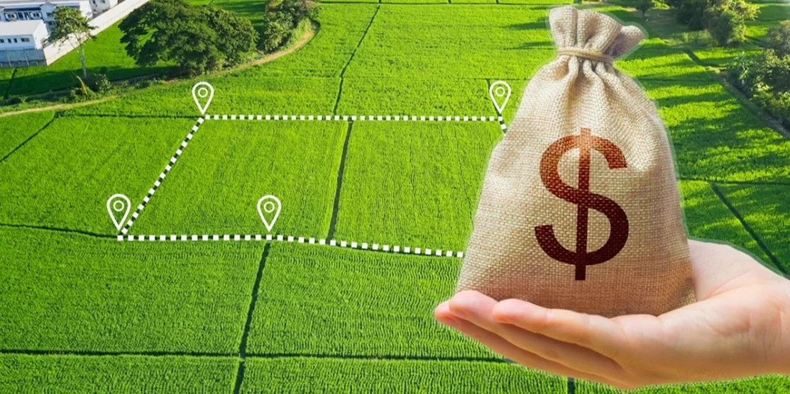 Ілюстрація: продаж землі.