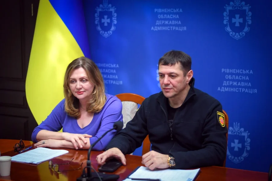 Перший заступник голови Рівненської ОДА Сергій Подолін бере участь в селекторній нараді МОЗ.