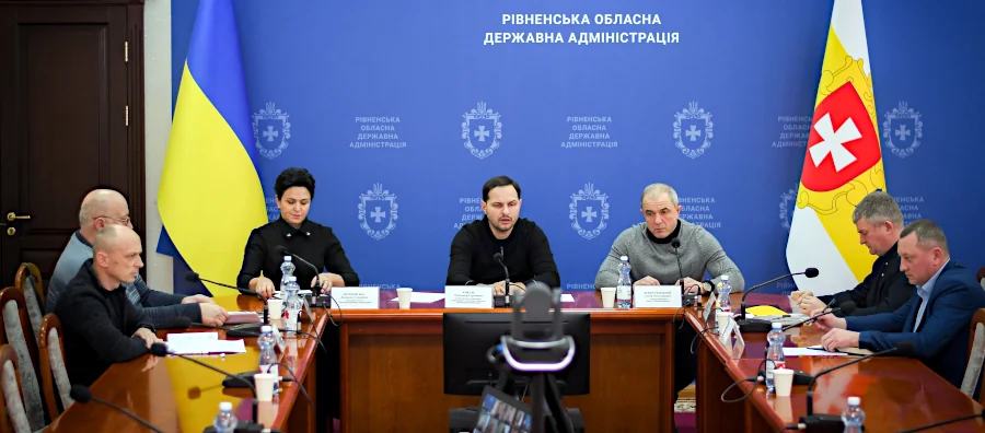 Під час засідання в Рівненській ОДА.