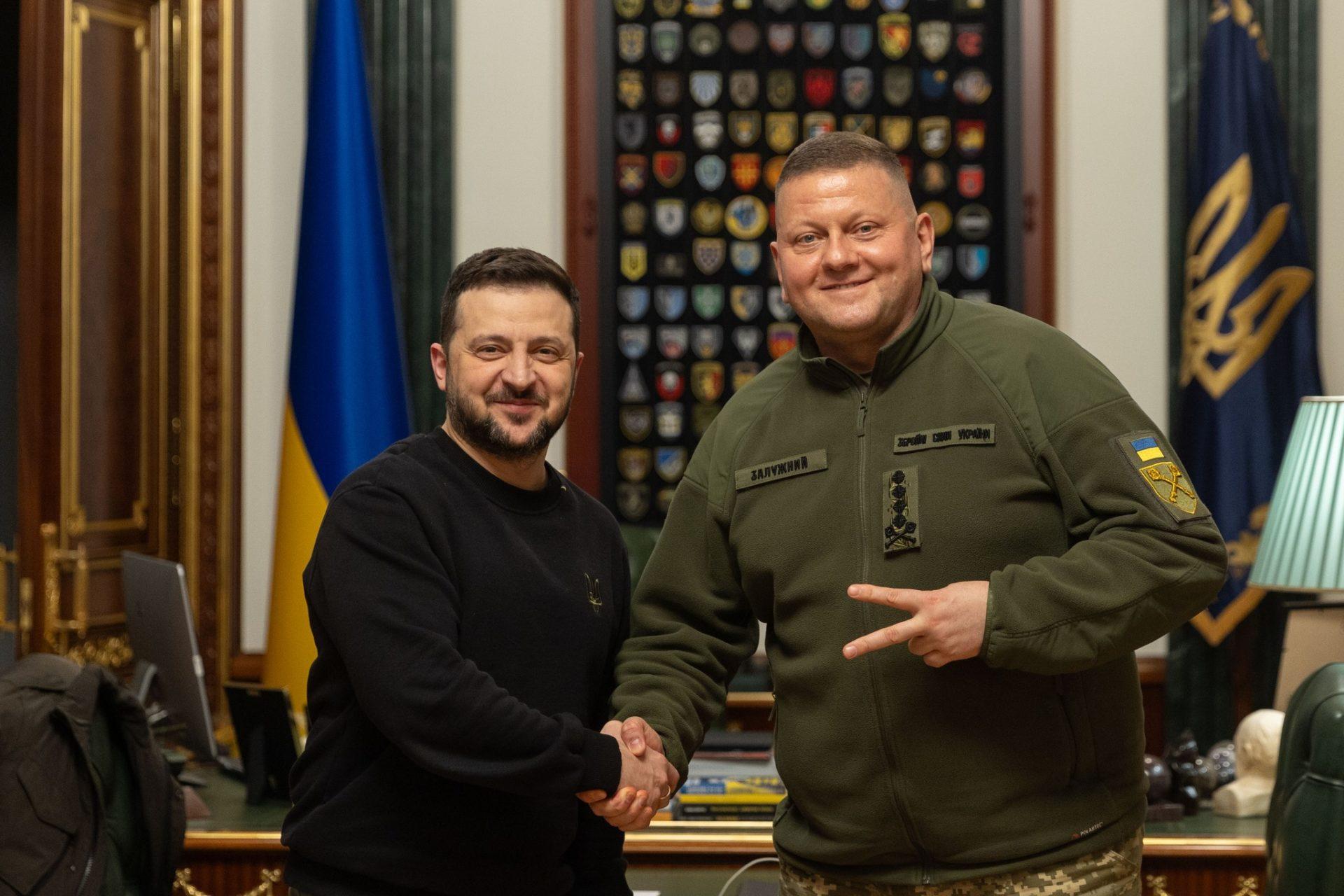 Володимир Зеленський і Валерій Залужний.