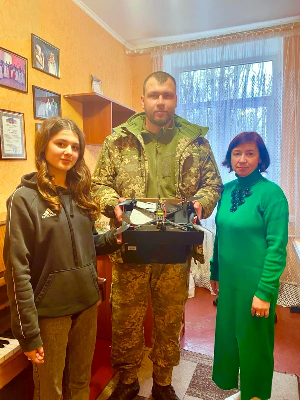 Передача дрона.