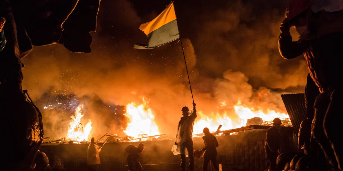 На Майдані.
