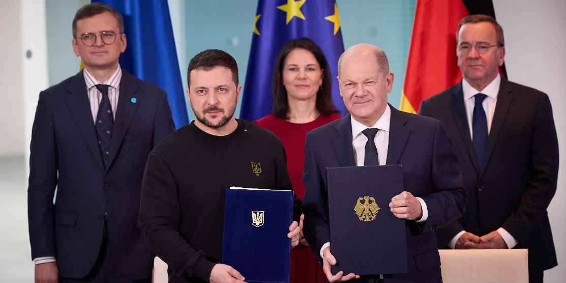 Президент України і канцлер Німеччини підписали безпекову угоду.