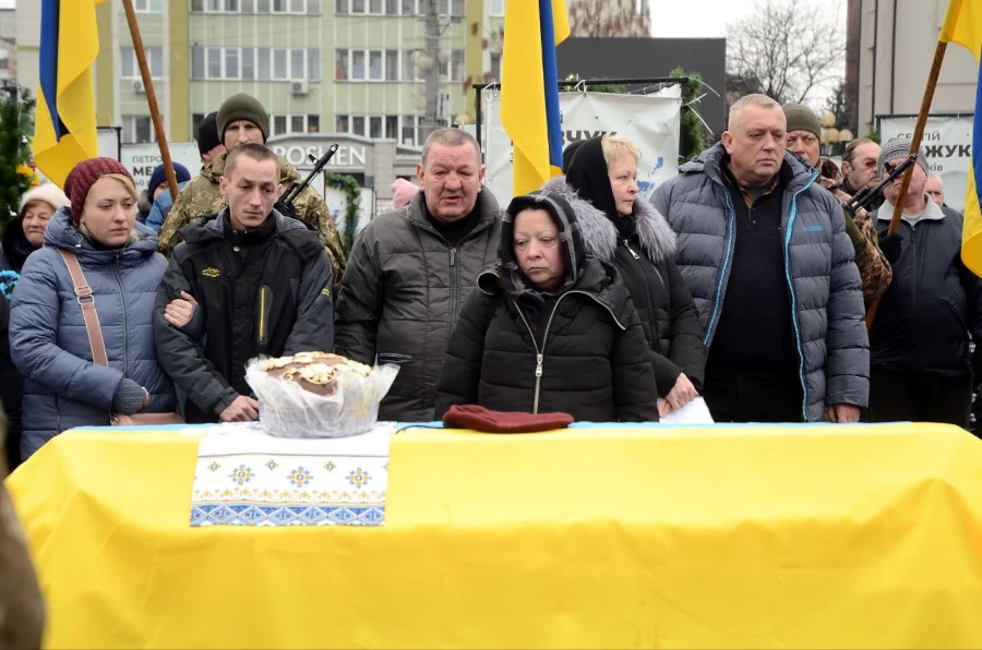Похорон Максима Загоройчука.