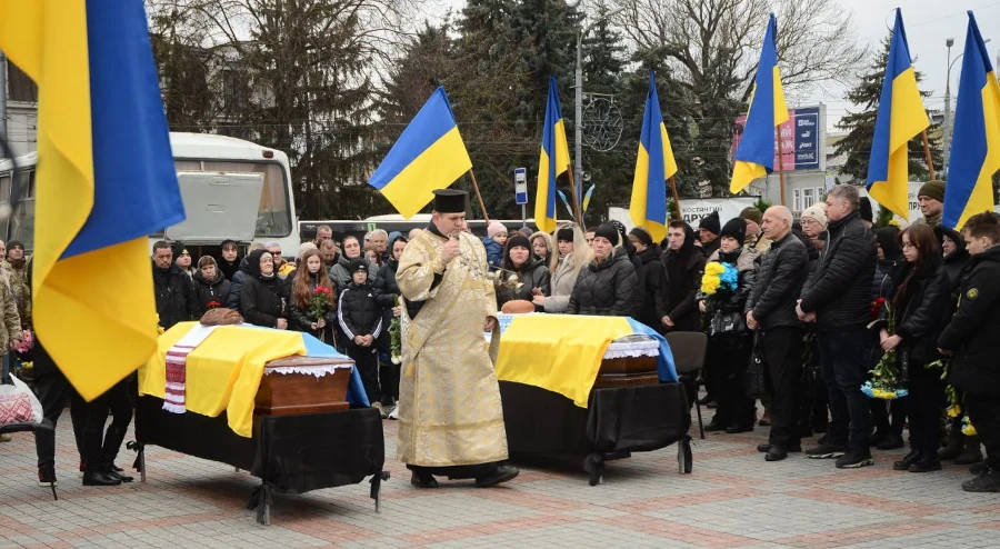 Похорон Петра Байдана та Вадима Малахова.