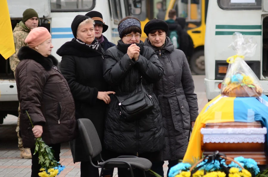 Похорон Едуарда Грицька й Олексія Осадчого.