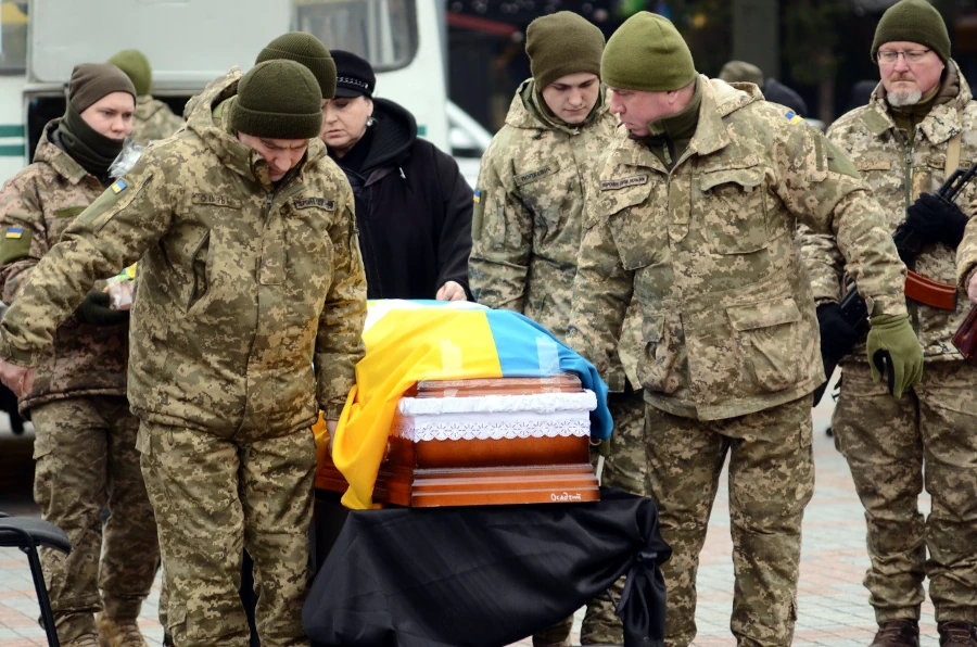 Похорон Едуарда Грицька й Олексія Осадчого.