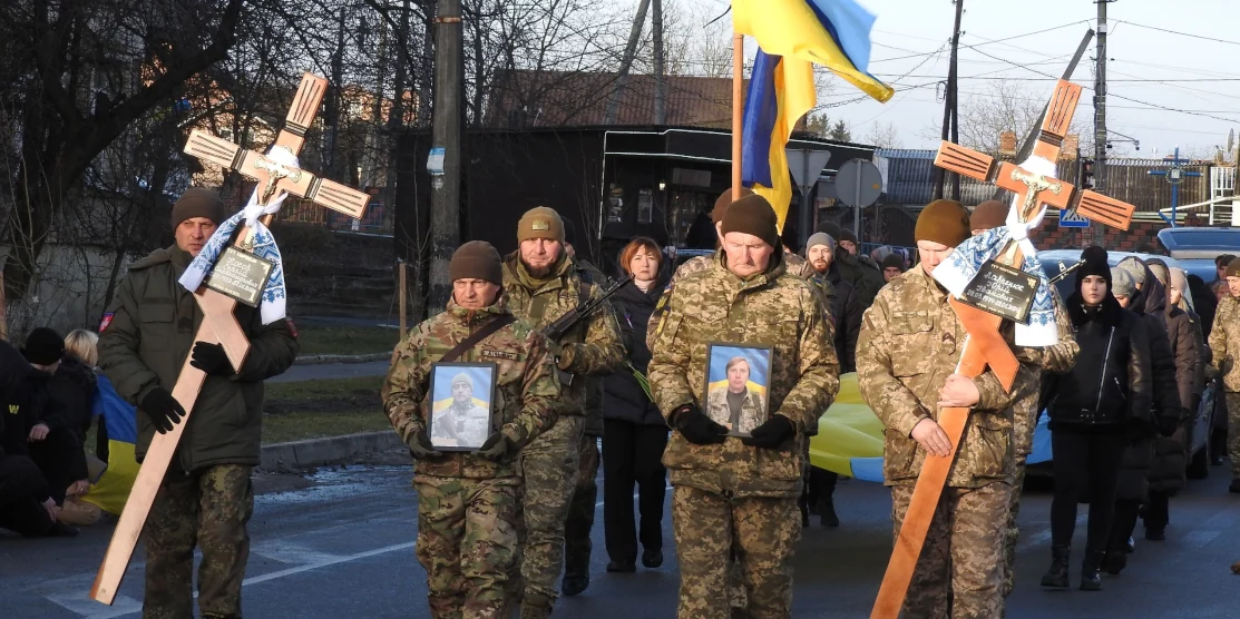 Похорон Юрія Лавренюка і Сергія Носова.