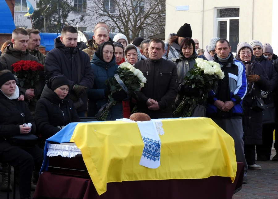 Похорон Юрія Лавренюка і Сергія Носова.