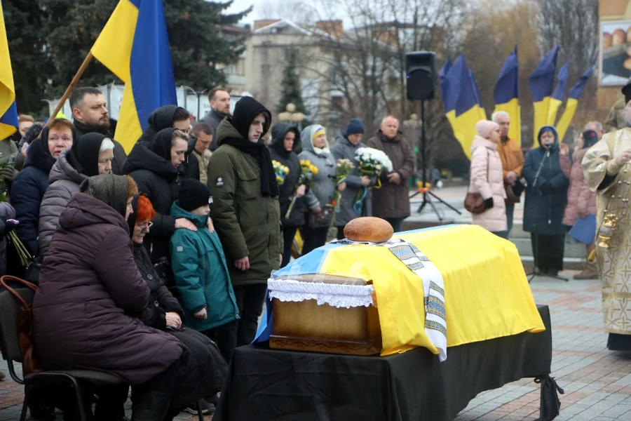Похорон Олександра Моргуна.