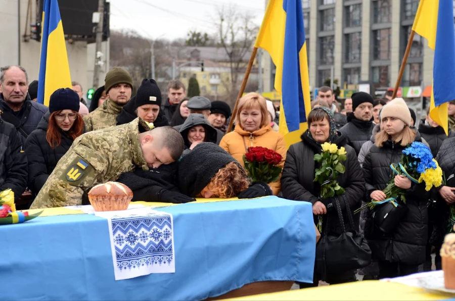 Похорон Іллі Полянського і Ярослава Лицевича.