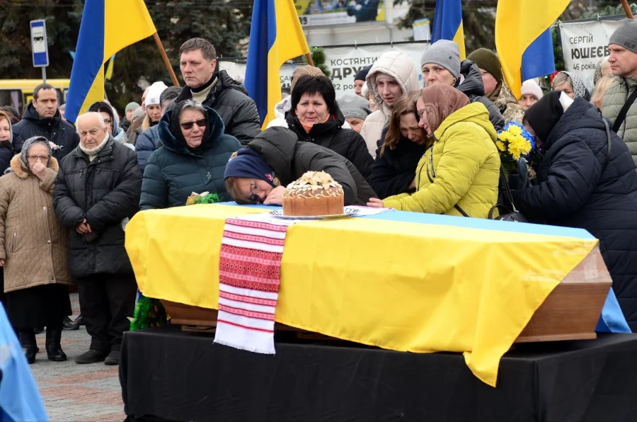 Похорон Іллі Полянського і Ярослава Лицевича.