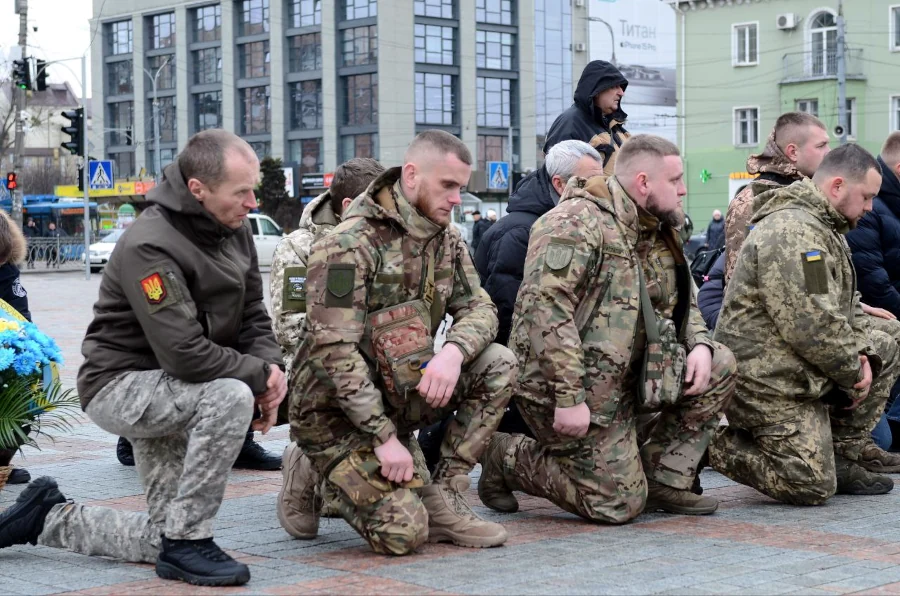 Похорон Іллі Полянського і Ярослава Лицевича.