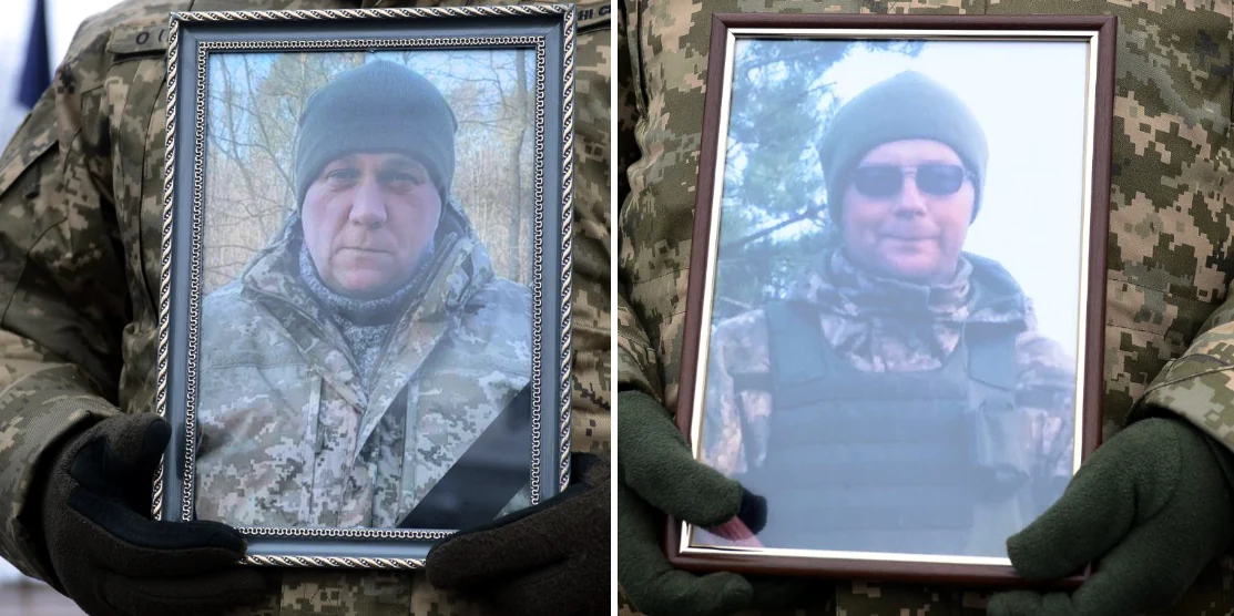 Похорон Віктора Русила і Сергія Путіліна.