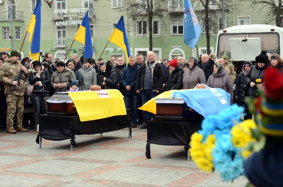 Похорон В'ячеслава Вітушкіна і Віктора Кравчука.