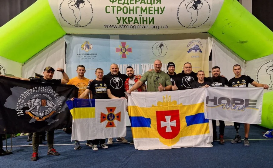 Ветерани-спортсмени з Рівненщини на іграх.