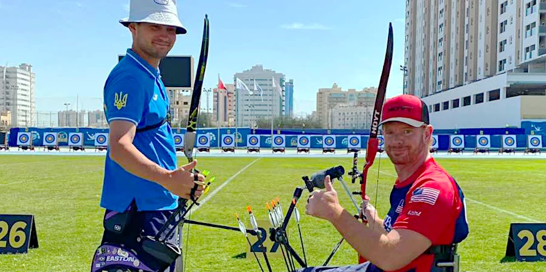 Василь Наумчук і чемпіон із США.