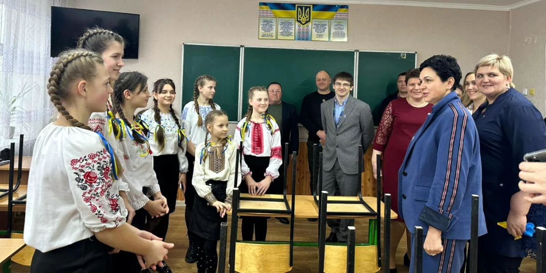 У Великожолудському ліцеї.
