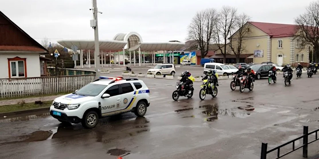 Мотопробіг влаштувала молодь Володимирця.