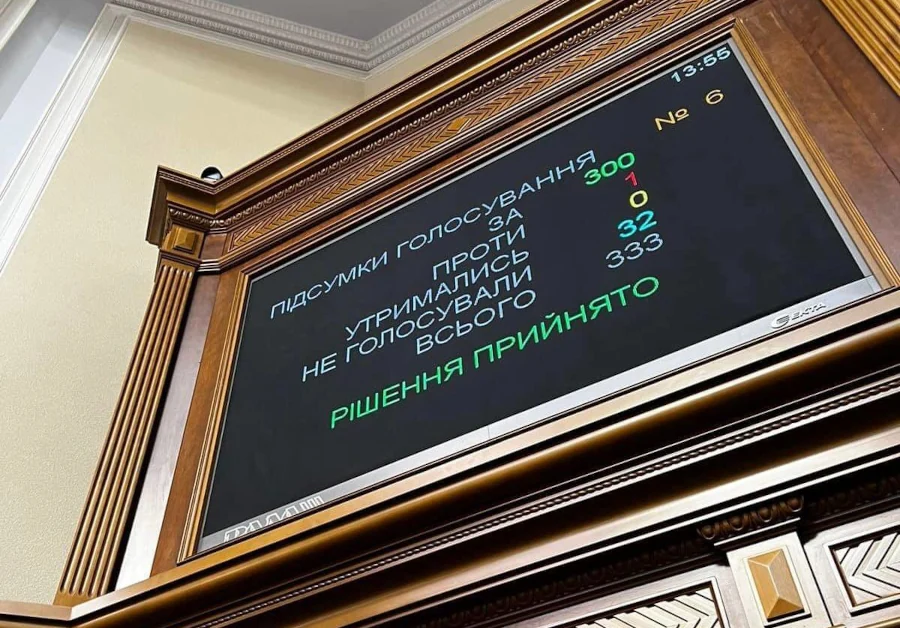 Табло голосування у ВР.