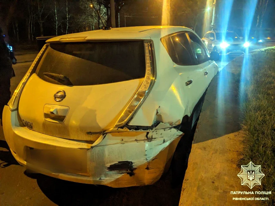 Авто, на якому скоєно ДТП.