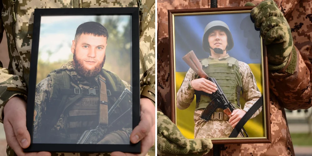Похорон Романа Машука і Романа Мендалюка.