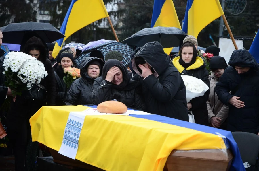 Похорон Олеся Самчука.
