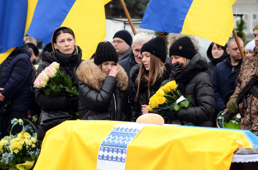 Похорон Іллі Ромаша і Олега Перебийноса.